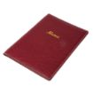 Picture of Olympia Faux Leather Menu Cover A4 Burgundy - E222