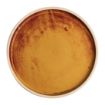 Picture of Olympia Canvas Flat Round Plate Sienna Rust 250mm (Pack of 6)