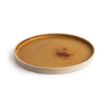 Picture of Olympia Canvas Flat Round Plate Sienna Rust 250mm (Pack of 6)