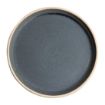 Picture of Olympia Canvas Flat Round Plate Blue Granite 250mm (Pack of 6)