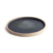 Picture of Olympia Canvas Flat Round Plate Blue Granite 250mm (Pack of 6)