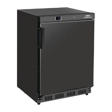 Picture of Nisbets Essentials Undercounter Freezer Black - 140Ltr