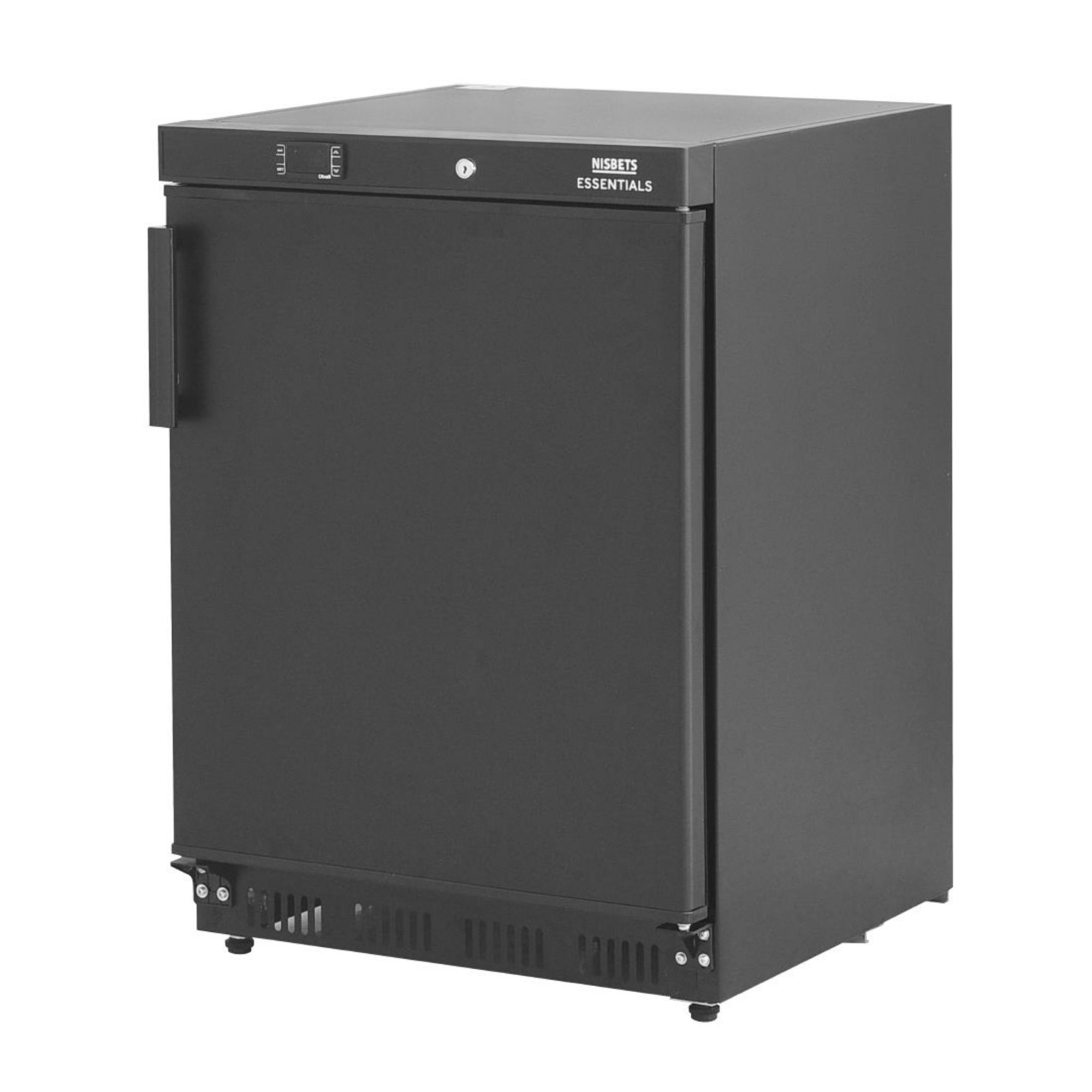 Picture of Nisbets Essentials Undercounter Freezer Black - 140Ltr
