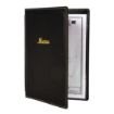 Picture of Olympia Faux Leather Menu Cover A4 Black - E221