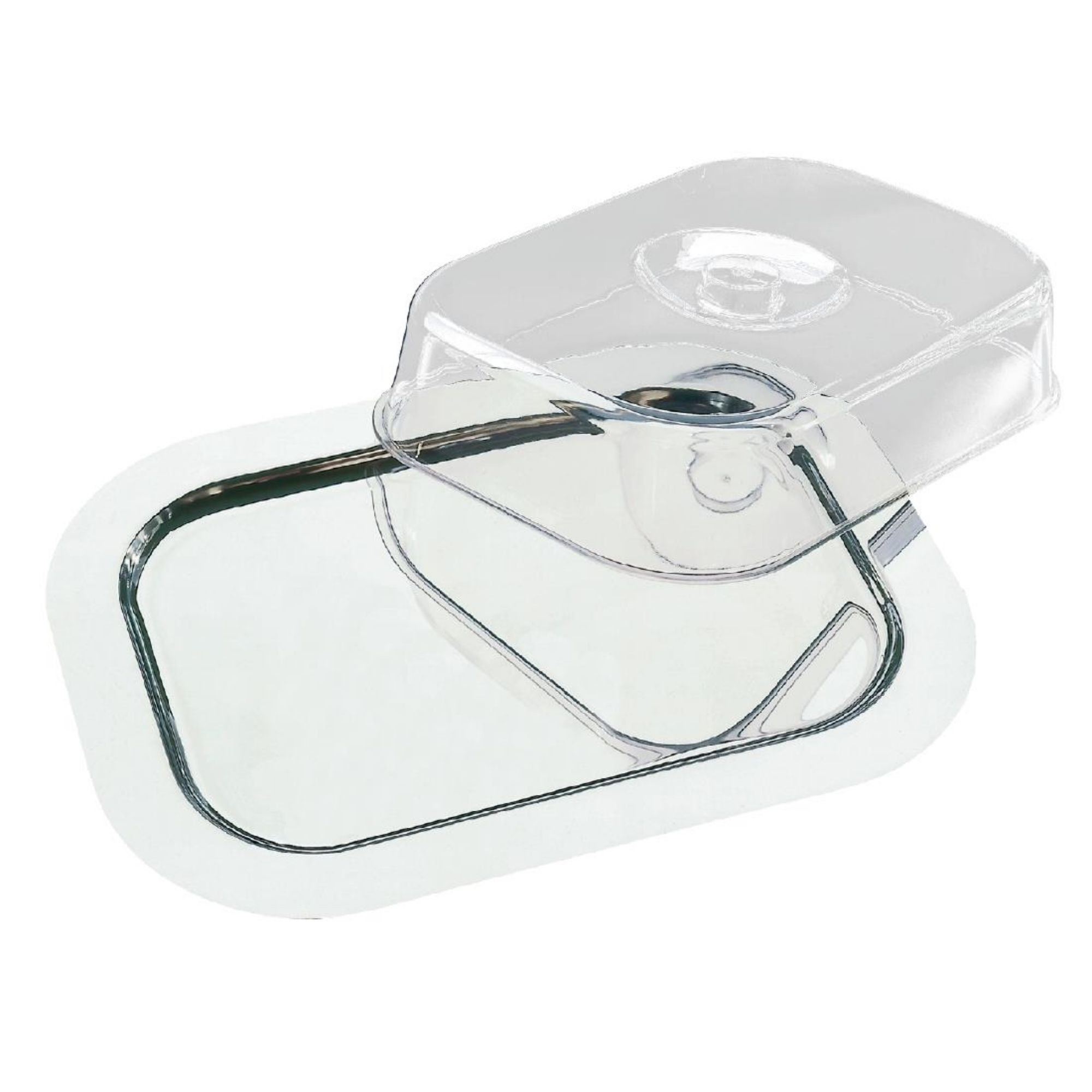 Picture of Stainless Steel Rectangular Tray with Cover