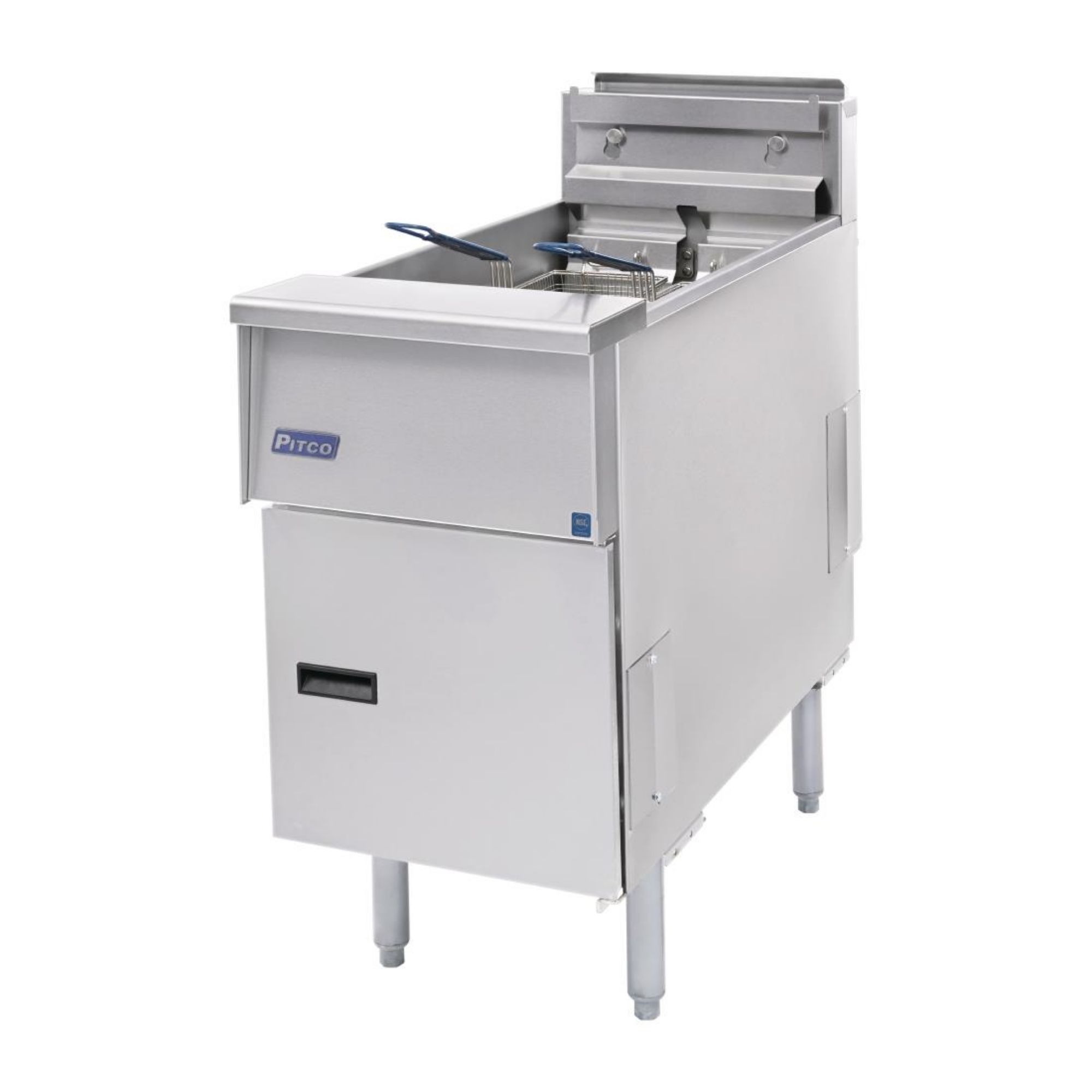 Picture of Pitco Single Tank Twin Basket Fryer SE14S-SSTC