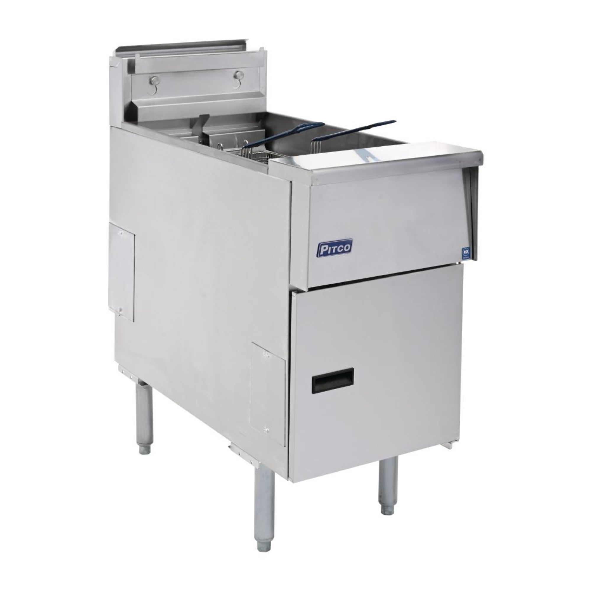 Picture of Pitco Single Tank Twin Basket Fryer SE14S-SSTC