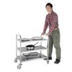 Picture of Vogue Stainless Steel 3 Tier Clearing Trolley Medium - F994