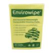 Picture of EcoTech Envirowipe Antibacterial Compostable Cleaning Cloths Yellow (25 Pack)
