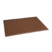 Picture of Hygiplas High Density Antibacterial Brown Chopping Board 455x305x12mm