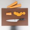 Picture of Hygiplas High Density Antibacterial Brown Chopping Board 455x305x12mm