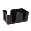 Picture of Olympia Kristallon Plastic Bar Caddy Black