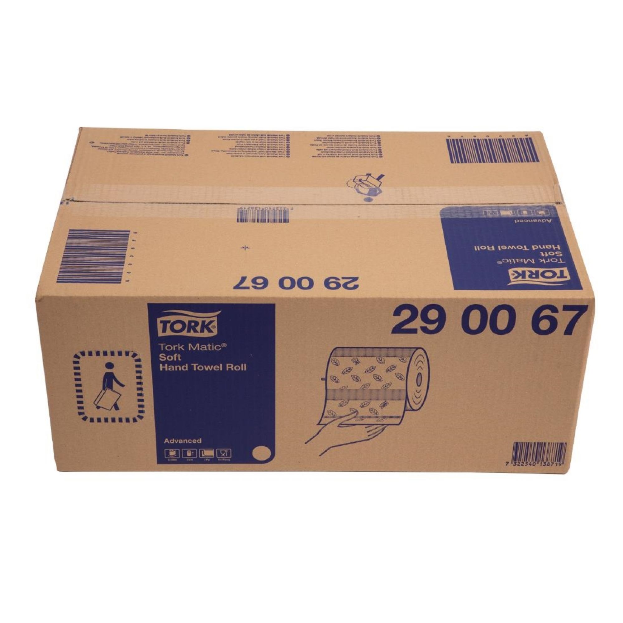 Picture of Tork Advanced Hand Towel Rolls 2-Ply 150m (Pack of 6)