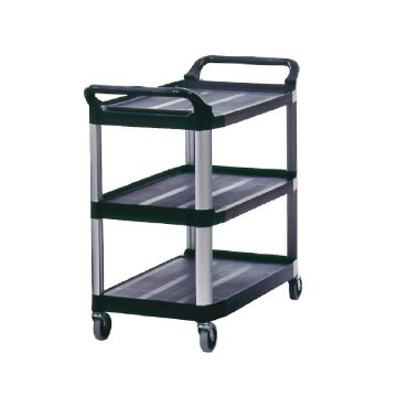 Picture of Rubbermaid X-tra Utility Trolley Black