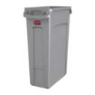 Picture of Rubbermaid Slim Jim Bin with Venting Channels Grey 87Ltr