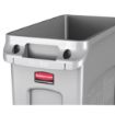 Picture of Rubbermaid Slim Jim Bin with Venting Channels Grey 87Ltr