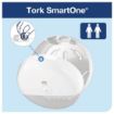 Picture of Tork SmartOne Mini Toilet Roll Dispenser White