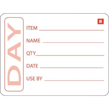 Picture of Hygiplas Removable Prepped Food Labels (Pack of 500)