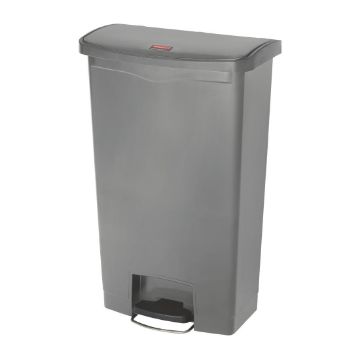 Picture of Rubbermaid Slim Jim Pedal Bin Grey 68Ltr
