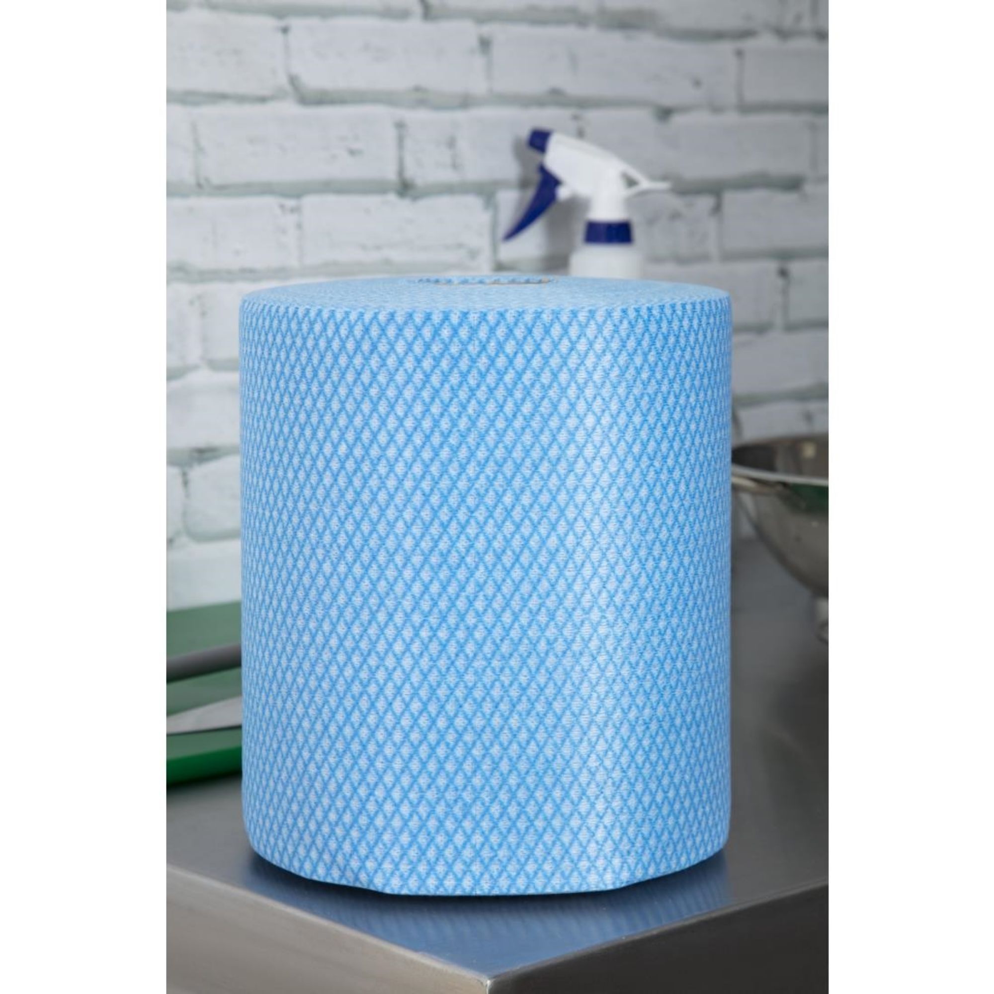 Picture of EcoTech Envirolite Super Antibacterial Cleaning Cloths Blue (Roll of 2 x 500)