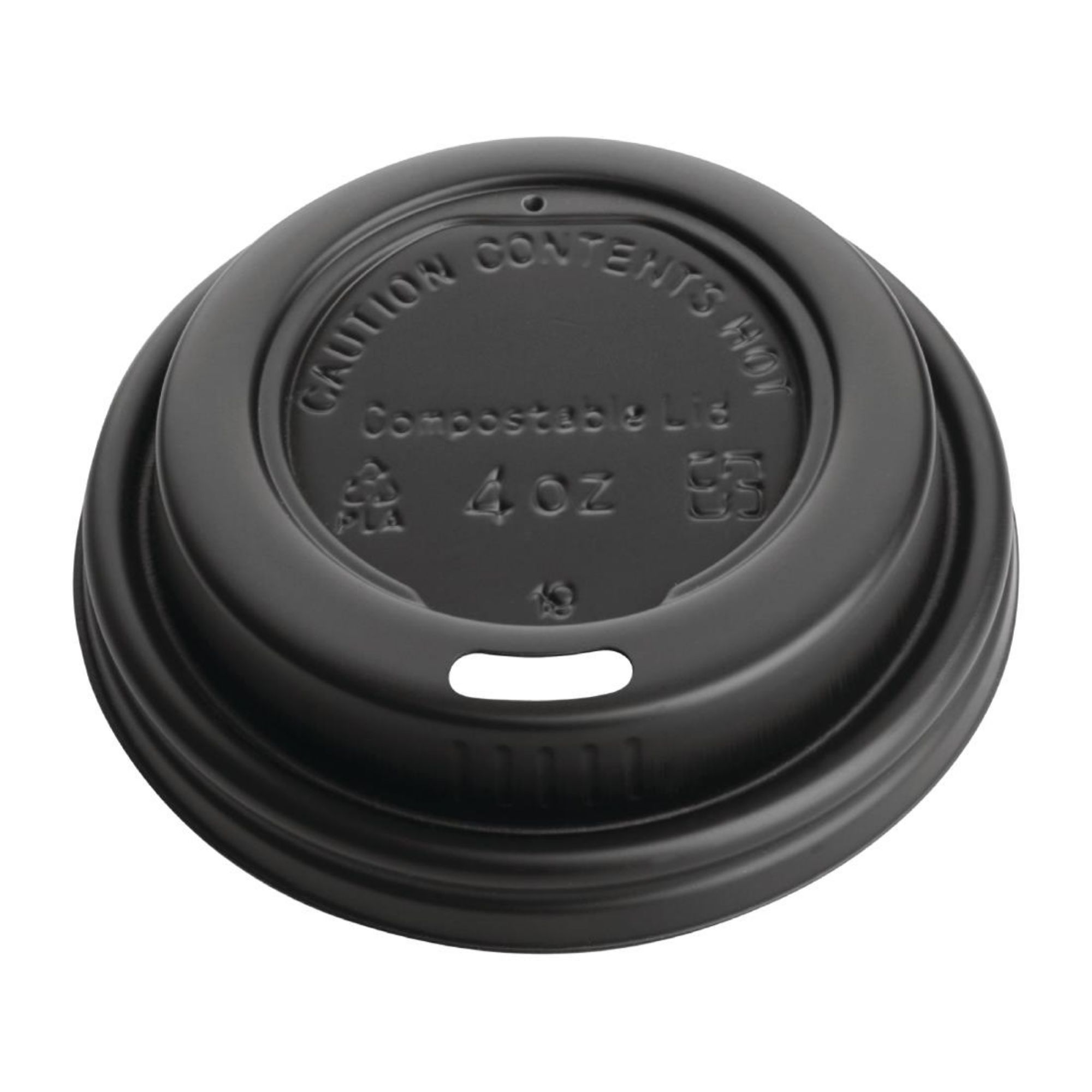 Picture of Fiesta Compostable Espresso Cup Lids 114ml / 4oz (Pack of 50)
