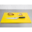 Picture of Hygiplas High Density Antibacterial Yellow Chopping Board 455x305x12mm