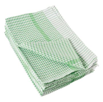 Picture of Vogue Wonderdry Tea Towels Green (Pack of 10)