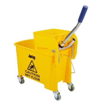 Picture of Jantex Kentucky Mop Bucket and Wringer 20Ltr Yellow