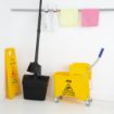 Picture of Jantex Kentucky Mop Bucket and Wringer 20Ltr Yellow