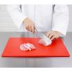 Picture of Hygiplas High Density Antibacterial Red Chopping Board 455x305x12mm