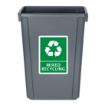 Picture of Jantex Slim Bin Grey 60Ltr