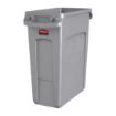 Picture of Rubbermaid Slim Jim Container with Venting Channels Grey 60Ltr