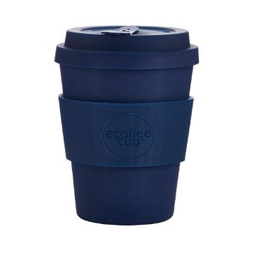 Picture of ecoffee Cup Reusable Coffee Cup Dark Energy Navy 12oz