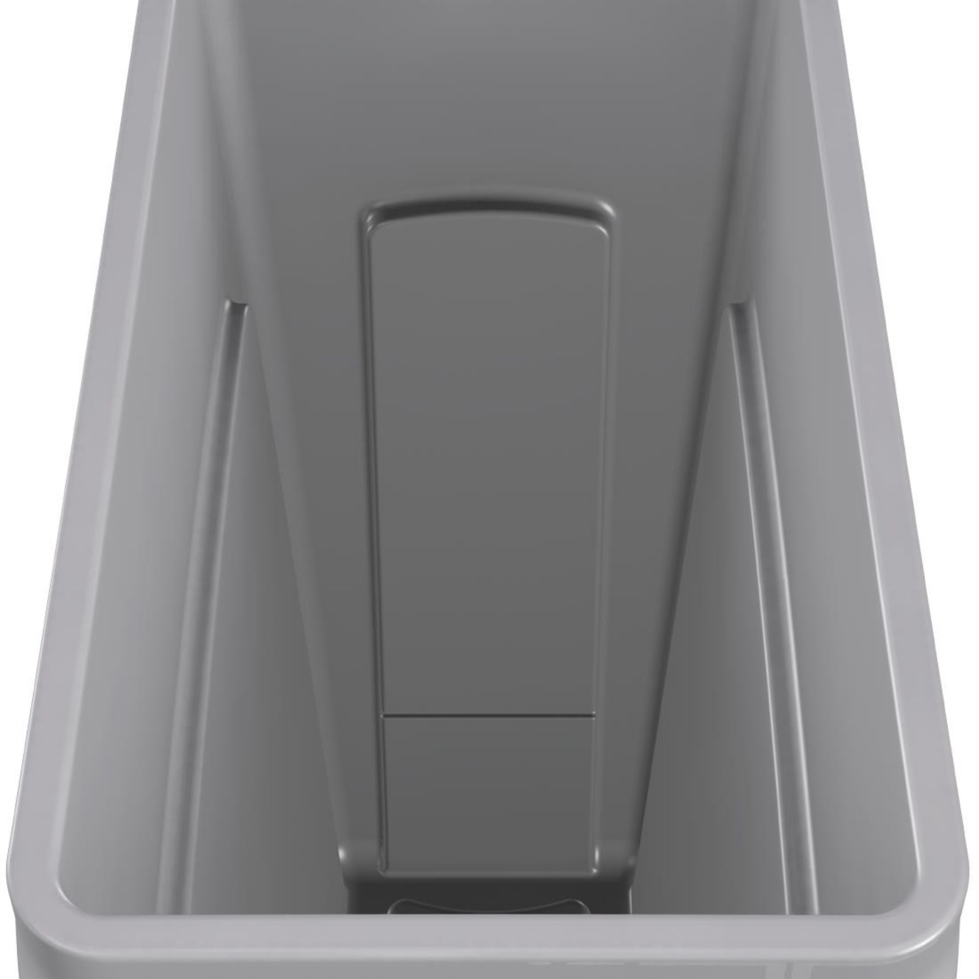 Picture of Rubbermaid Slim Jim Container with Venting Channels Grey 60Ltr