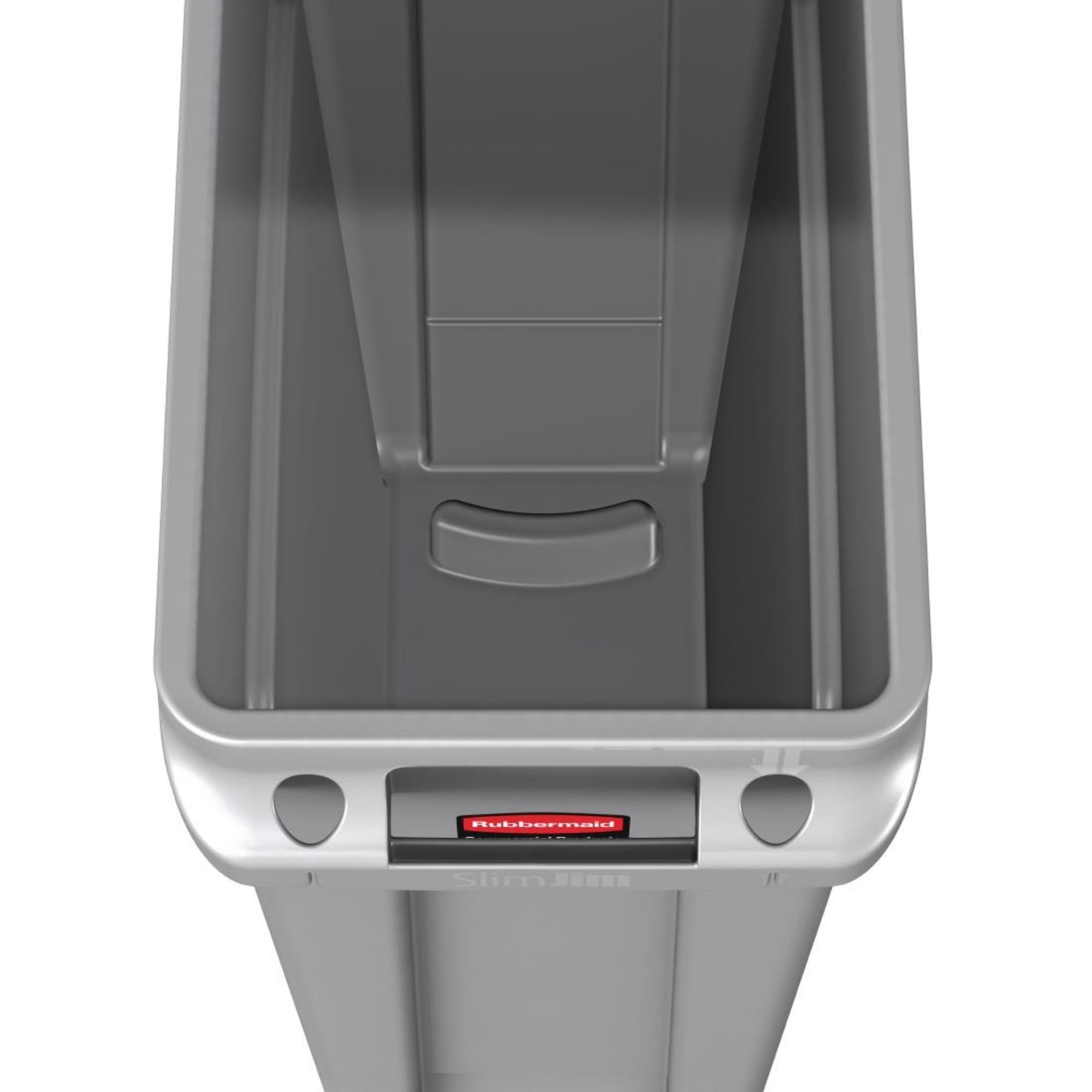 Picture of Rubbermaid Slim Jim Container with Venting Channels Grey 60Ltr