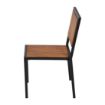 Picture of Bolero Steel & Acacia Side Chairs (Pack of 4)