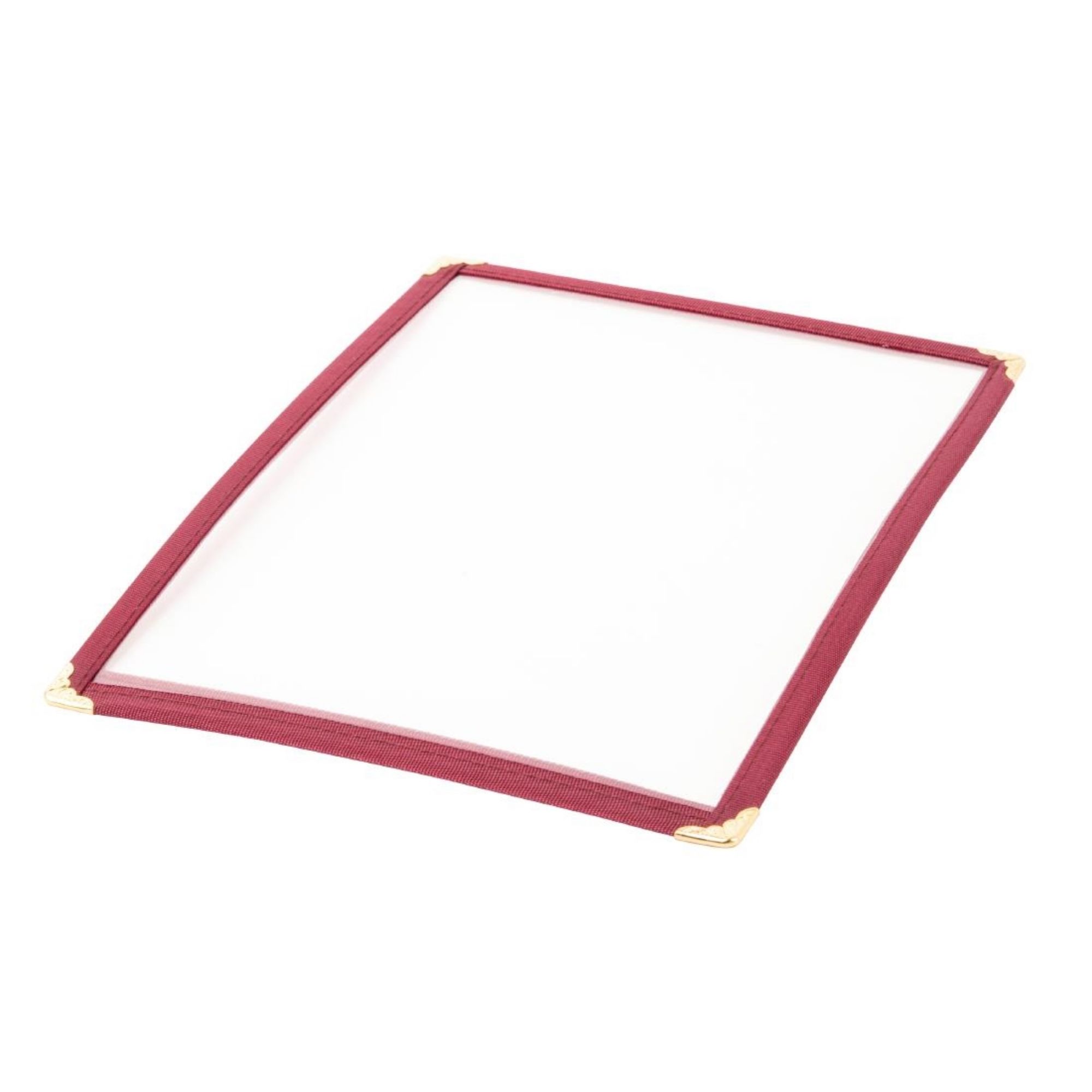 Picture of Olympia American Style Menu Cover A4 Burgundy