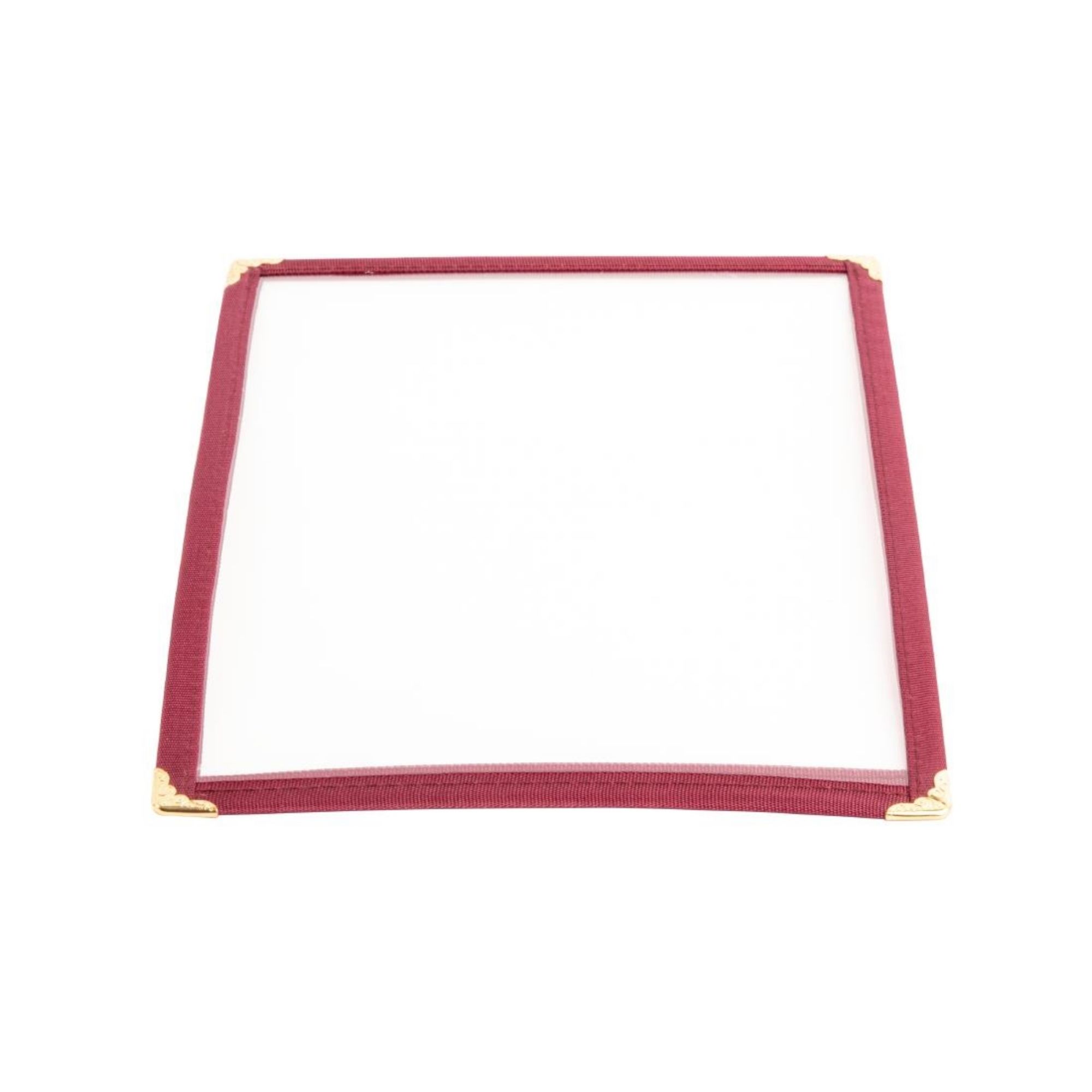 Picture of Olympia American Style Menu Cover A4 Burgundy