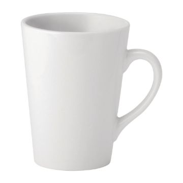 Picture of Utopia Pure White Latte Mugs 250ml (Pack of 24)