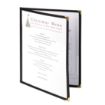 Picture of Olympia Four Page American Style Menu Cover A4 Black - E293
