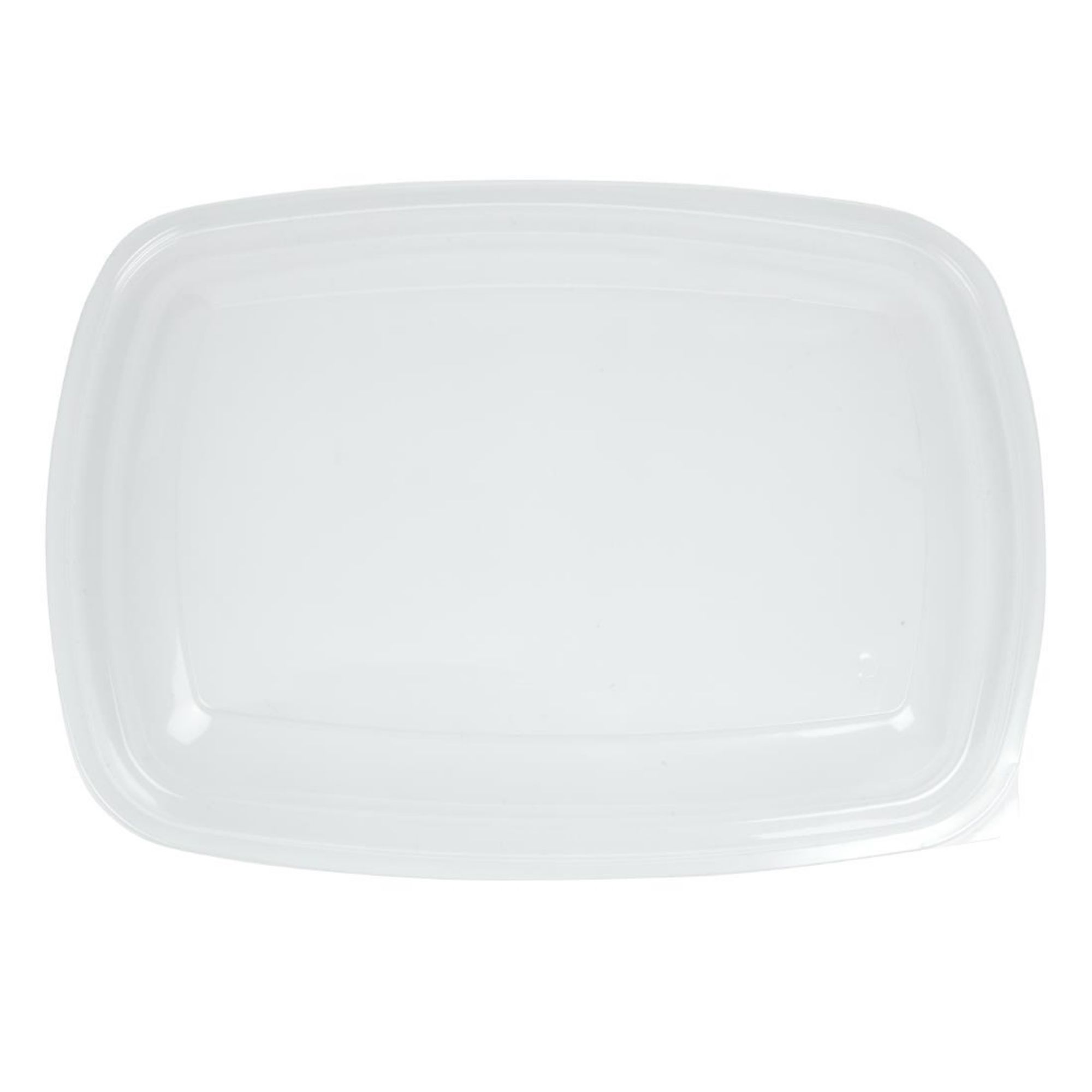 Picture of Fastpac Large Rectangular Food Container Lids 1350ml / 48oz (Pack of 150)