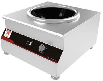 Picture of Chefsrange GXIHW-3 Snack 50 Counter Top Wok Induction Hob - 3Kw Power