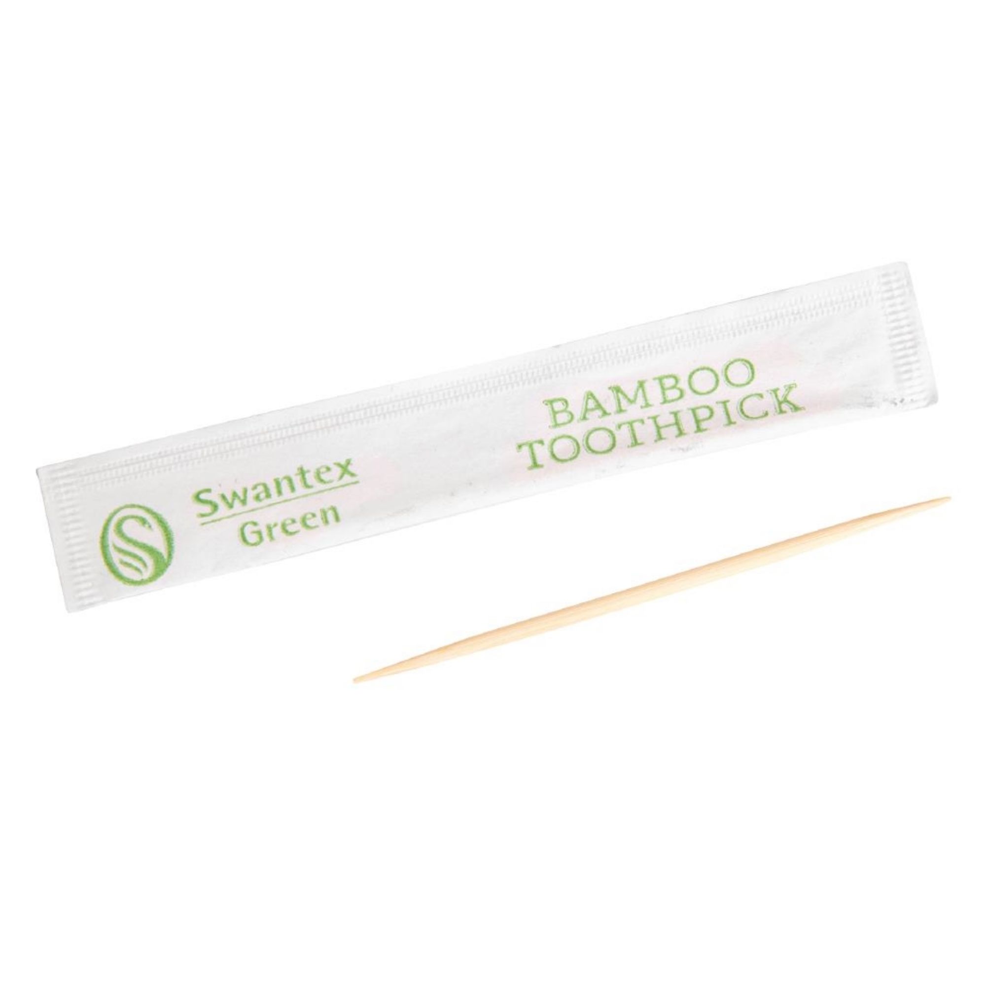 Picture of Individually Wrapped Biodegradable Bamboo Toothpicks (1000 pack)