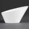 Picture of Olympia Whiteware Oval Sloping Bowls 154 x 133mm 335ml (Pack of 4)