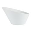 Picture of Olympia Whiteware Oval Sloping Bowls 154 x 133mm 335ml (Pack of 4)