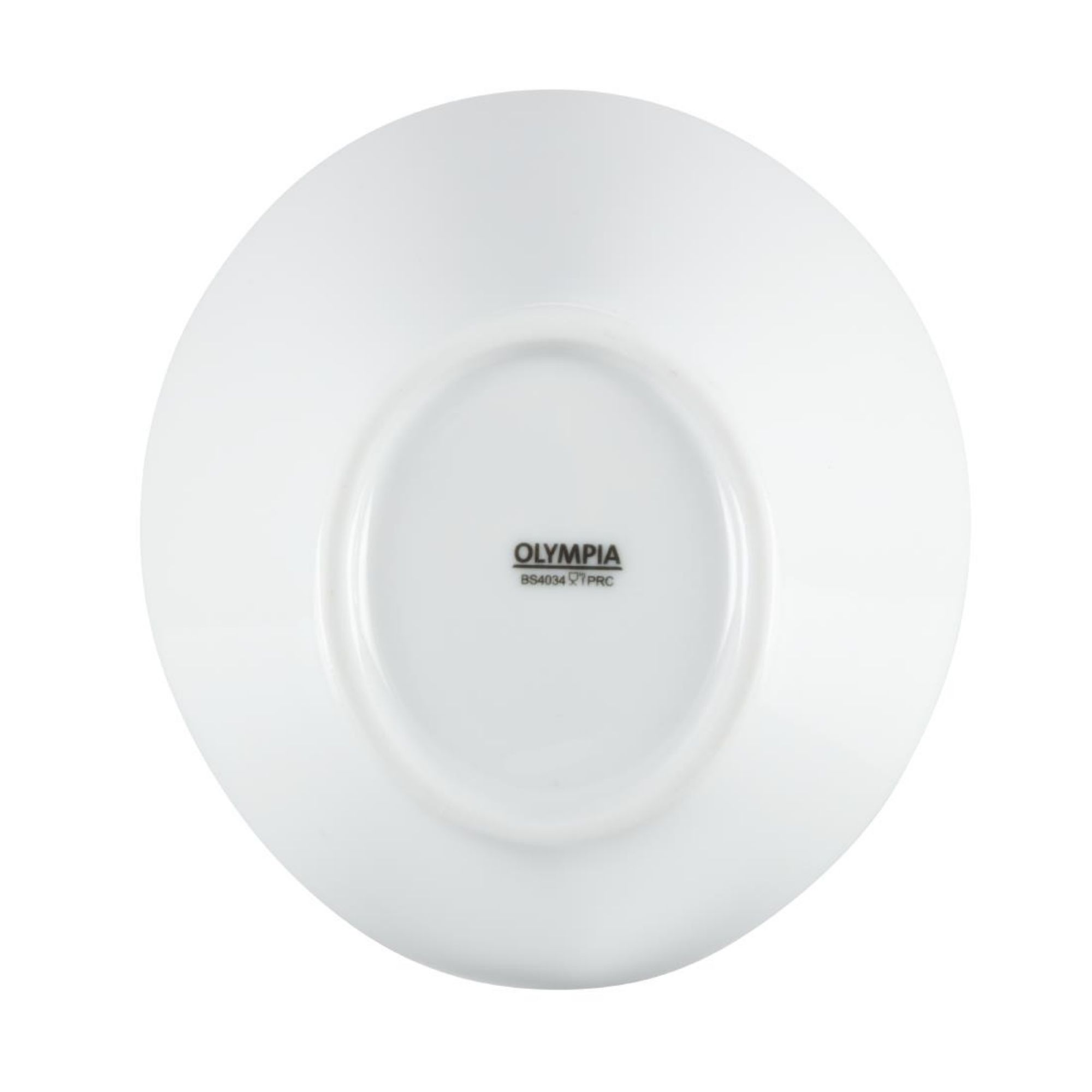 Picture of Olympia Whiteware Oval Sloping Bowls 154 x 133mm 335ml (Pack of 4)