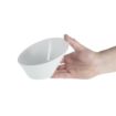 Picture of Olympia Whiteware Oval Sloping Bowls 154 x 133mm 335ml (Pack of 4)
