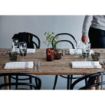 Picture of Duni Bistro Towel Napkin 38x54cm Granite Grey Check on White (Pack 250) - CY524