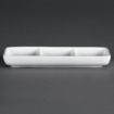Picture of Olympia Whiteware 3 Section Dishes (Pack of 12)