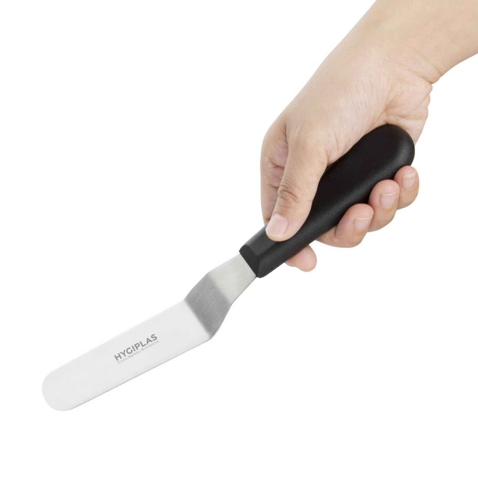Picture of Hygiplas Angled Blade Palette Knife Black 10cm